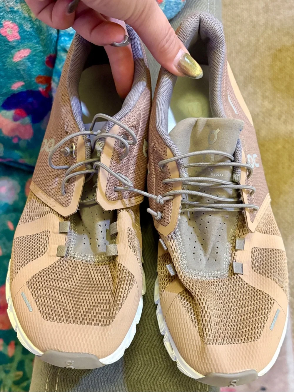 On Women’s Cloudrunning Athletic Shoes - Rose Tan - Picture 5 of 8